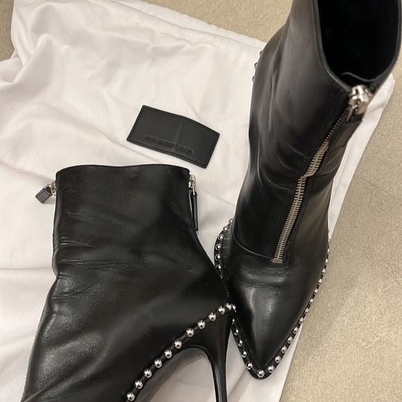 Alexander Wang “ERI“ Studded Pointy Toe Ankle Bootie - Picture 6 of 6